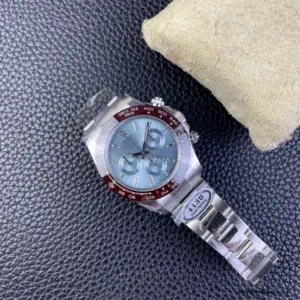 Rolex Daytona 116506 dial and bezel macro showing finishing quality