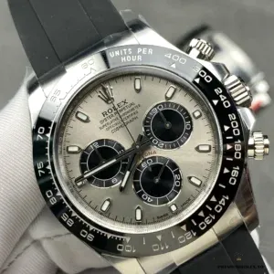 Oysterflex rubber bracelet and deployant clasp on the Daytona 116519LN