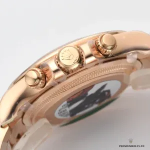 Caseback of the Rolex Daytona 126505 Everose gold model