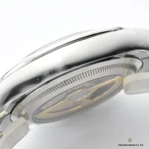 Rolex Daytona 126506 lug-to-lug view showing platinum-tone steel case proportions