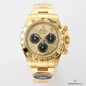 Caseback of the Cosmograph Daytona 126508 yellow gold model