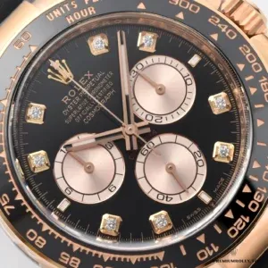 Caseback of the Rolex Daytona 126515LN Everose gold variant
