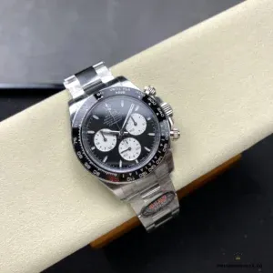 Daytona 126529LN lug-to-lug view showing white gold-plated case proportions