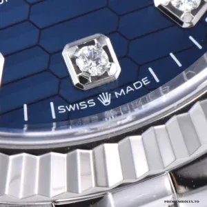 Side profile of the 36mm Datejust 126234 with white gold-plated bezel