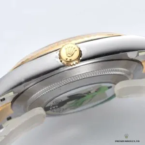 Two-tone Jubilee bracelet with yellow gold-plated centre links