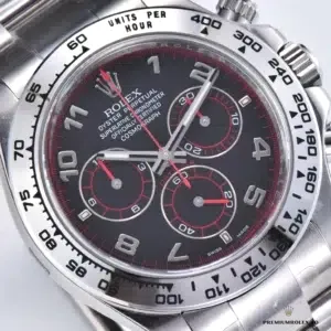 Daytona 116509-78599 angled showing crown guards and case shape