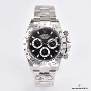 Polished centre links and brushed outer links on 116520 bracelet