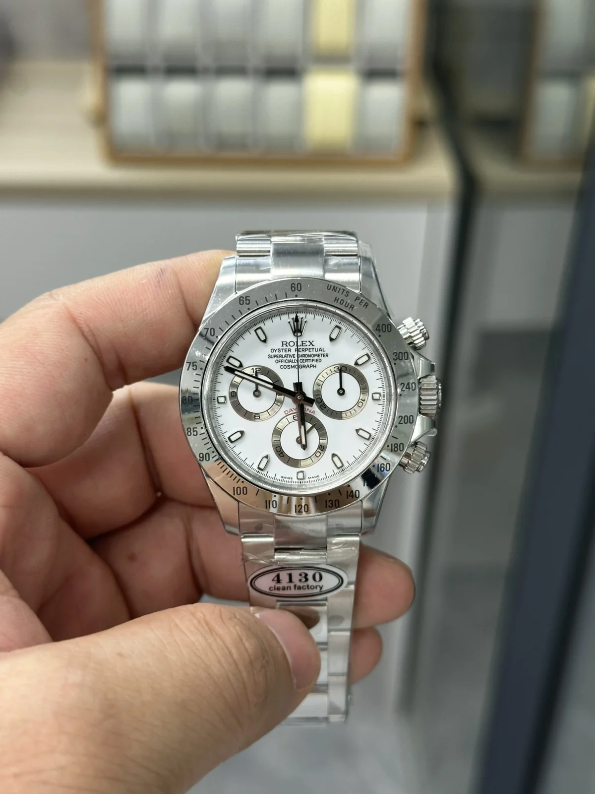 Replica Rolex Daytona 116520-78590 40mm White - Image 14