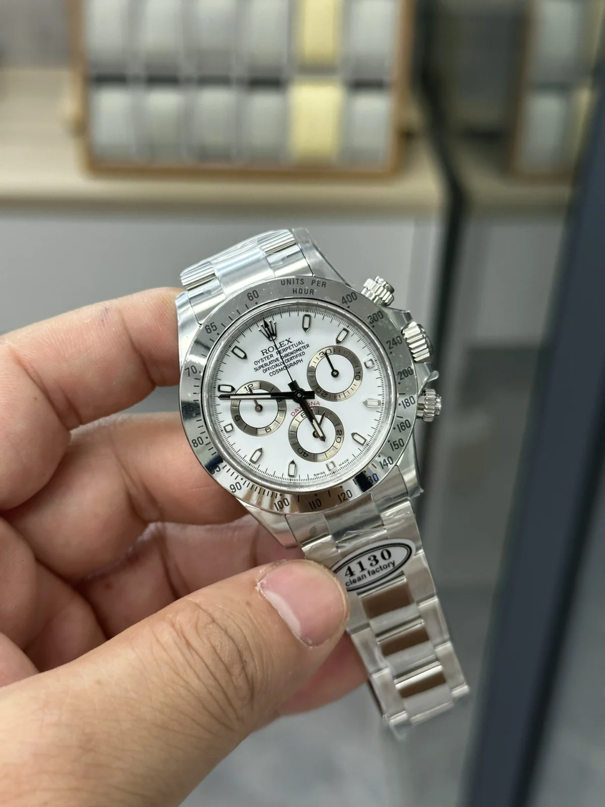 Replica Rolex Daytona 116520-78590 40mm White - Image 15