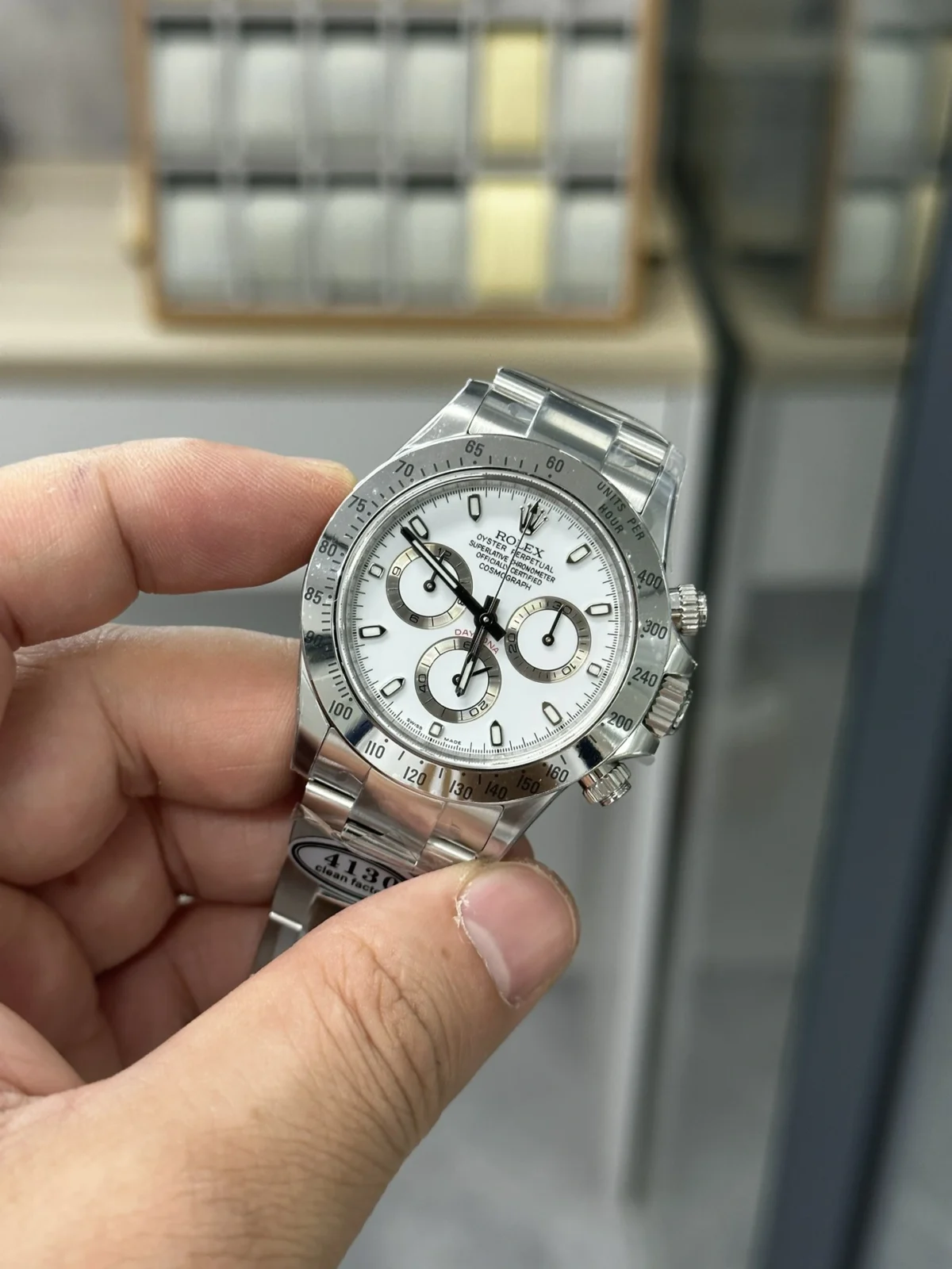 Replica Rolex Daytona 116520-78590 40mm White - Image 16