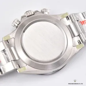 Daytona 116520 chronograph pushers from above at an angle
