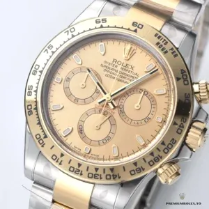 Caseback of the Rolex Daytona 116523 in steel and gold