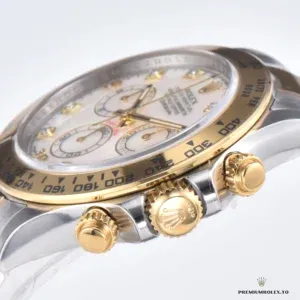 Wrist shot of the Rolex Daytona 116523 two-tone model