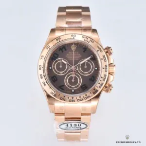 Crown and pushers detail on the Daytona 116505 case side