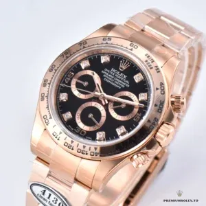 Caseback of the Rolex Daytona 116505-0015 in Everose gold plating