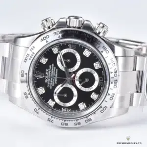 Side profile of the Daytona 116509-0055 case and chronograph pushers