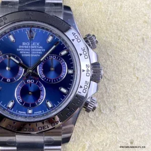 Sapphire crystal clarity showing dial texture on the 116509