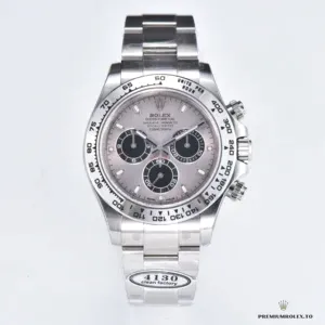 Wrist shot of the Rolex Daytona 116509 with silver dial