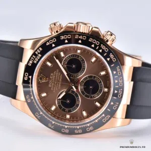 Caseback of the Rolex Daytona 116515LN in Everose gold plating