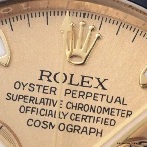 Caseback view of the Rolex Daytona 116518LN gold model