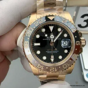 Root Beer Cerachrom bezel showing brown-to-black colour transition on 126715CHNR