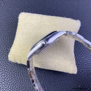 Rolex Oyster Perpetual 124300 caseback with engraved Rolex crown logo