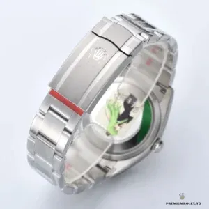 Rolex Oyster Perpetual 126000 displayed on suede watch cushion
