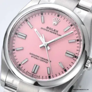 Side view of the 126000 case and screw-down Twinlock crown