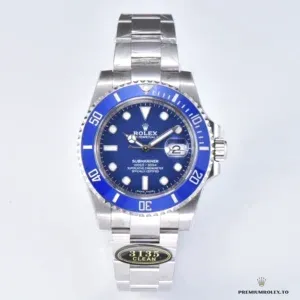 Submariner 116619LB bracelet drape showing three-piece link construction