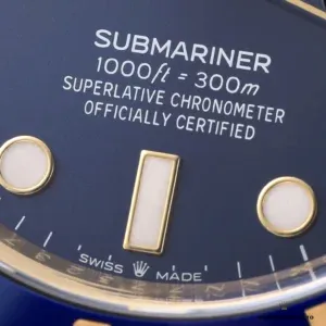 Glidelock extension system deployed on the yellow gold-plated Oyster bracelet
