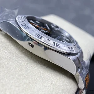 Replica Rolex Explorer II 226570 three-quarter view on neutral background