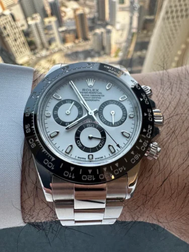 Replica Rolex Daytona “Panda” 40 mm White Dial 126500LN