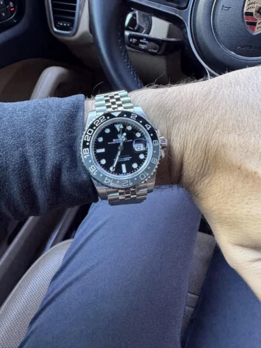 Replica Rolex GMT-Master II 126710GRNR “Bruce Wayne” Jubilee 2024
