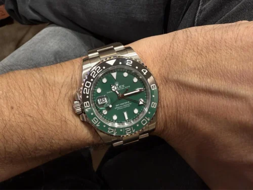 Replica Rolex GMT-Master II 40 mm 126729VTNR Oyster “Absinthe”