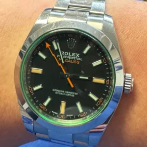 Replica Rolex Milgauss 40mm Dial Black 116400GV