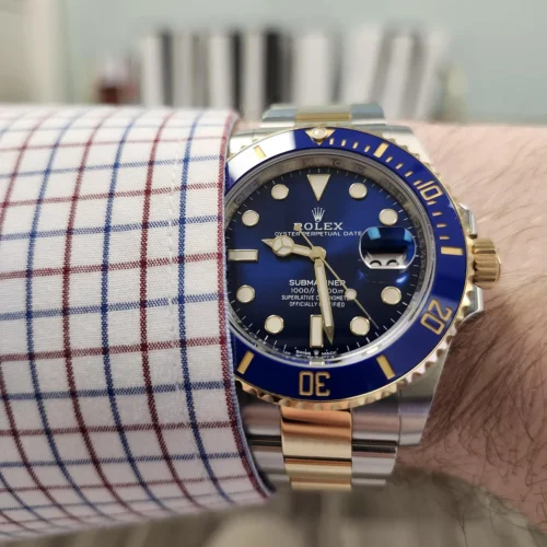 Replica Rolex Submariner 116613LB 40mm Blue Dial