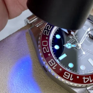 Side view of GMT collection showing consistent 40mm case profile