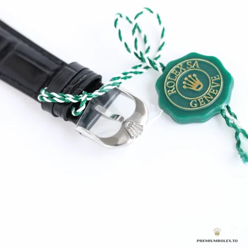 Fake Cellini Date White Gold 50519 Black Dial 39mm - Top-Tier Swiss Replica Watch