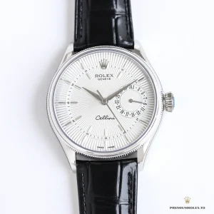 Caseback of the Rolex Cellini 50519 in eighteen karat white gold