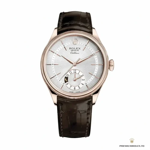Clone Cellini Dual Time Rose Gold 50525.09 White Dial - Top-Tier Swiss Replica Watch