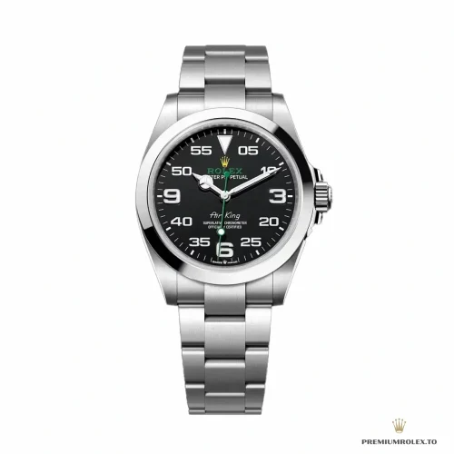 Replica Rolex Air-King 38mm Dial Black 1454020 - Swiss-Made Clone Watch