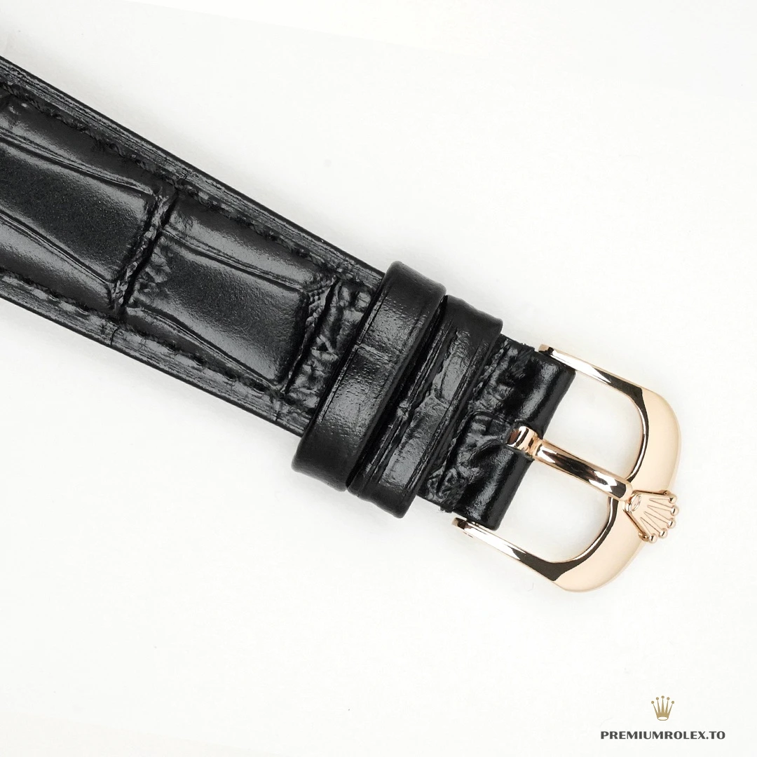 Superclone Rolex Cellini Dual Time Rose Gold 50525.015 Brown Dial - 1:1 Swiss Replica Watch