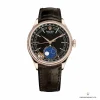 Super Clone Rolex Cellini Moonphase Rose Gold 50535 39mm Black Dial - Budget Luxury Replica Watch