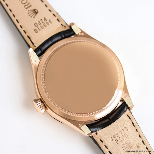 Super Clone Rolex Cellini Moonphase Rose Gold 50535 39mm Black Dial - Best Quality Replica Watch