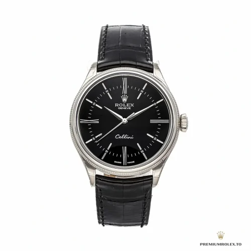 Clone Rolex Cellini Time 39mm 50509.006 Black Dial - Luxury Replica Watch
