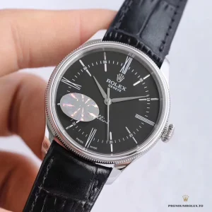 Rolex Cellini 50509 caseback in white gold-plated finish