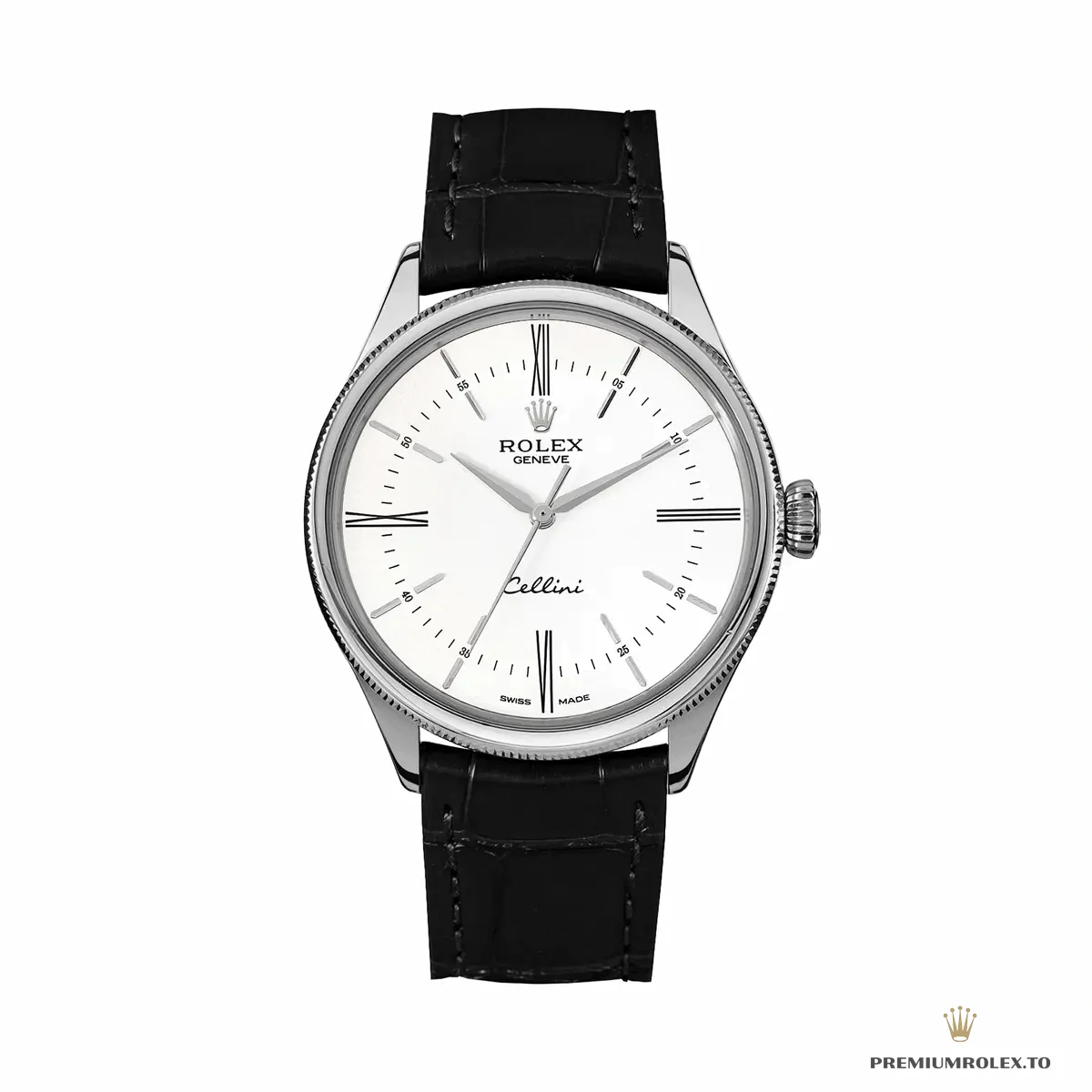 Replica Rolex Cellini white gold 50509.001 39mm White Dial - Premium Super Clone Watch