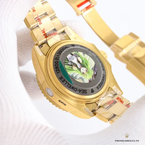 Fake Rolex Deepsea Oyster 44 mm yellow gold M136668LB - Premium Super Clone Watch