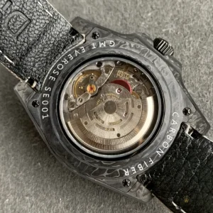 Overhead angle of full NTPT carbon case and matching bezel