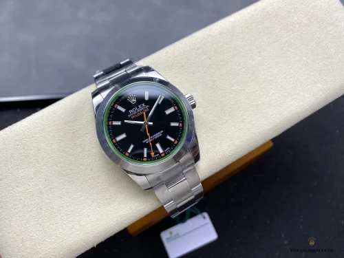 Super Clone Rolex Milgauss 40mm Black Dial 116400GV - 1:1 Swiss Replica Watch